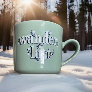 Opalhouse Green Ceramic Dining Mug (Wander Lust)